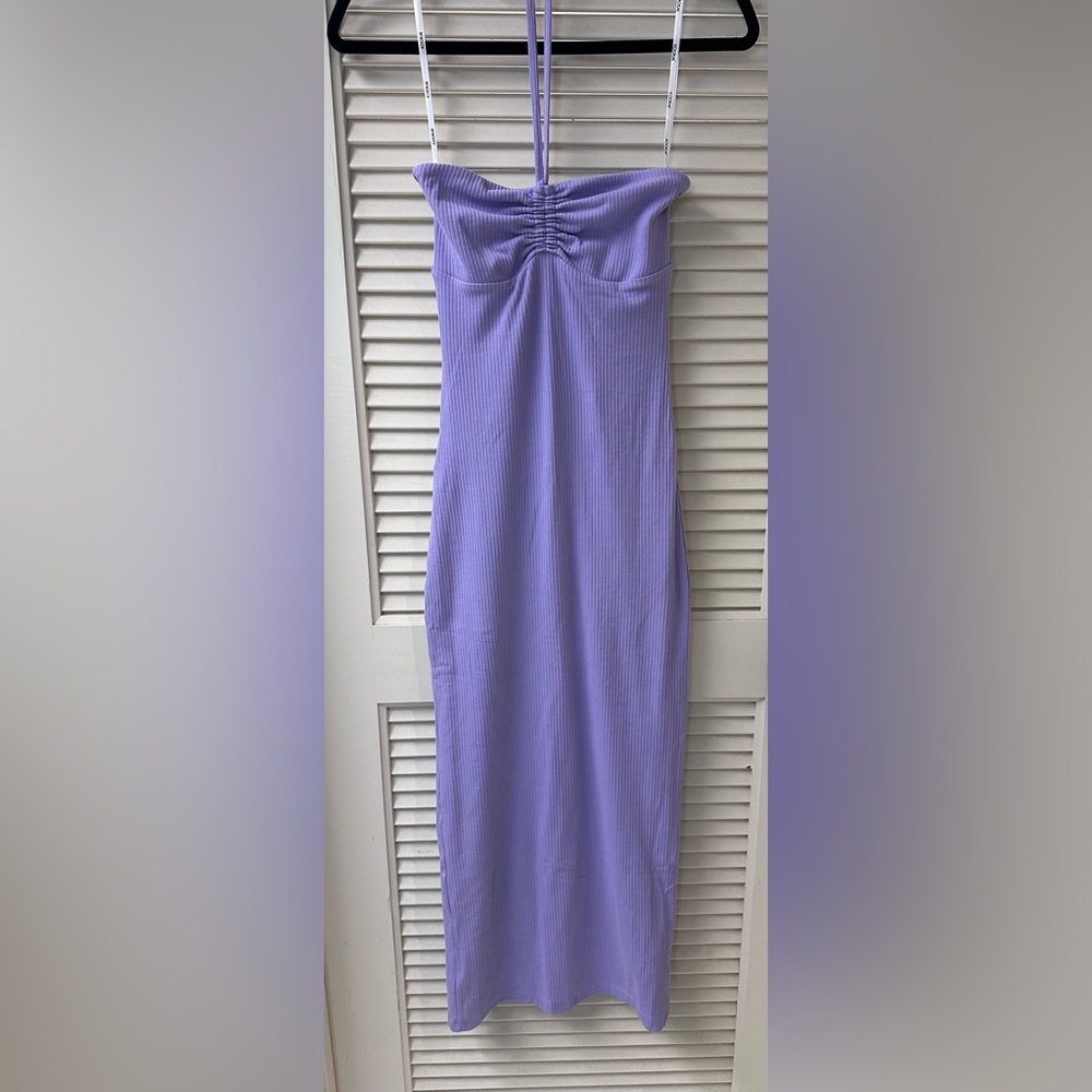 Kookai dress NWT 34/36 Size 0 Purple Rose Jessica Midi Dress